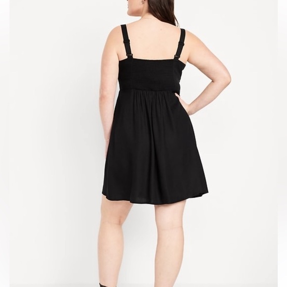 NWT OLD NAVY Black Sleeveless Mini Dress - Picture 5 of 9